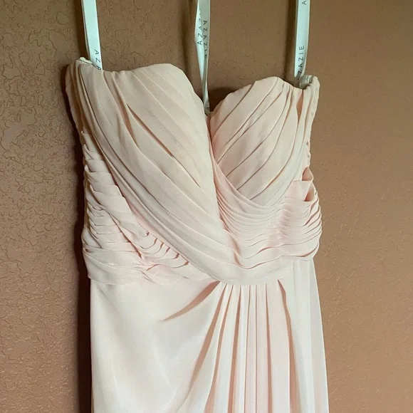 azazie pearl pink dress Azazie | Dresses | Azazie Pearl Pink Strapless Shiffon Dress Size 4